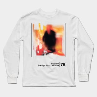 Magazine \ Minimalist Style Graphic Design Art Long Sleeve T-Shirt